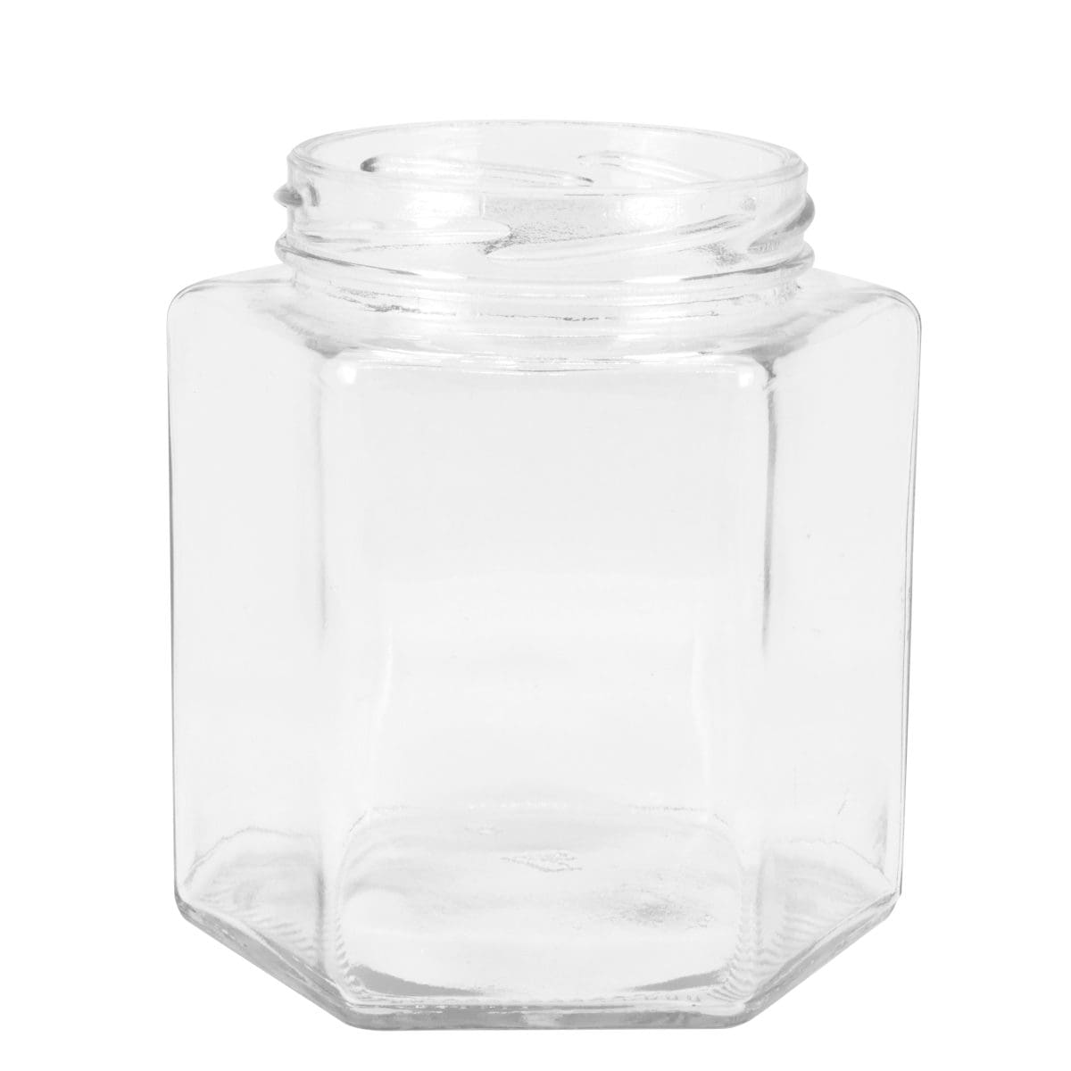 Glass Jar Hex 730ml * 1 Glass Jar Hex 730ml *