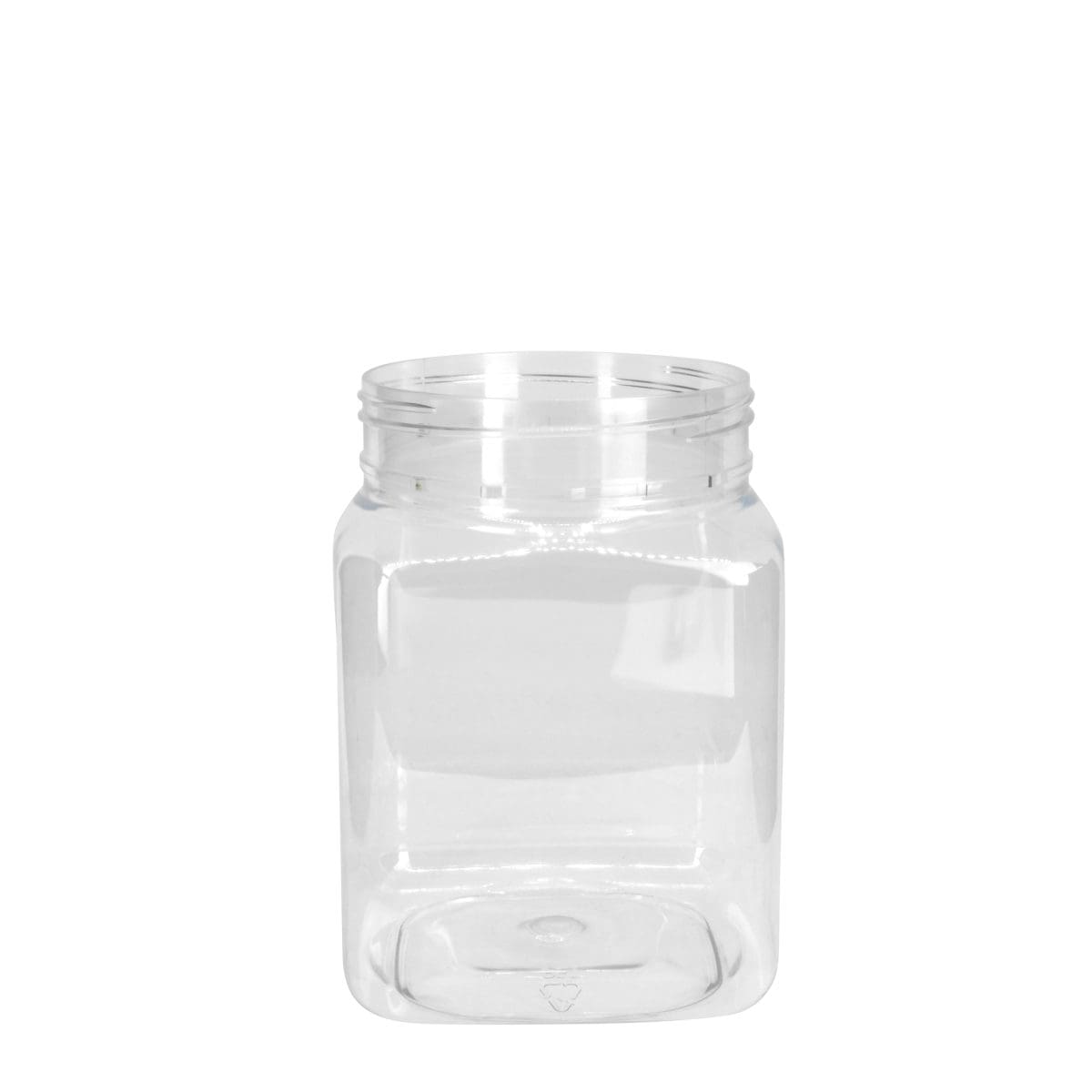 Square Pet Jar 1600ml/2kg * 1 Square Pet Jar 1600ml/2kg *