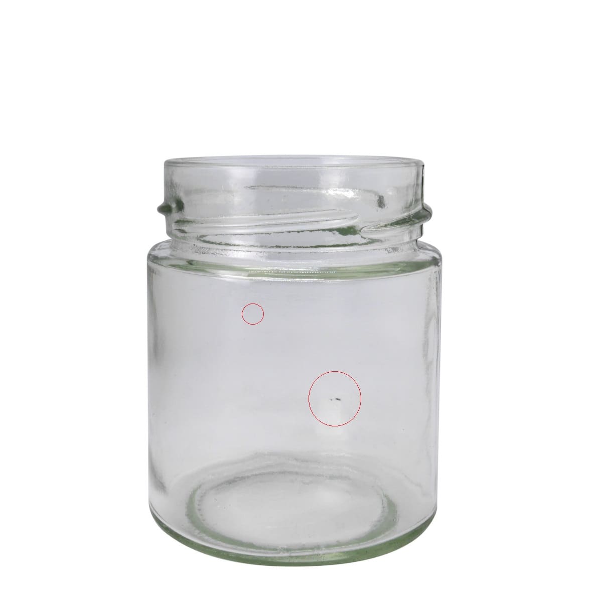Glass Jar Round Ergo 200ml *seconds* 2 Glass Jar Round Ergo 200ml *seconds* - Image 2