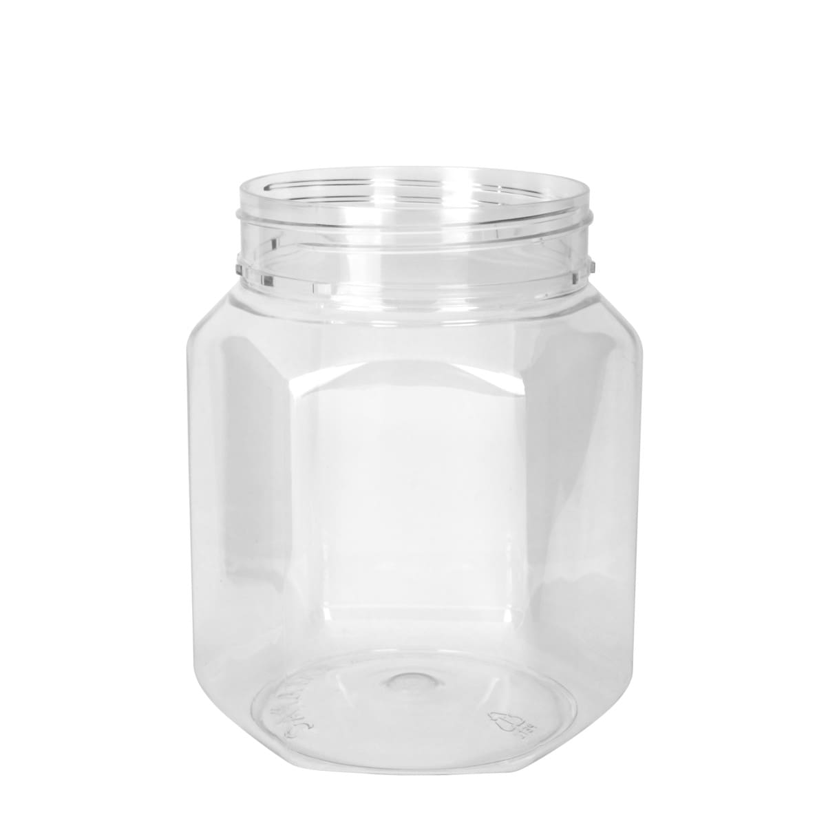 Hexagonal Pet Jar 1600ml/2kg * 1 Hexagonal Pet Jar 1600ml/2kg *