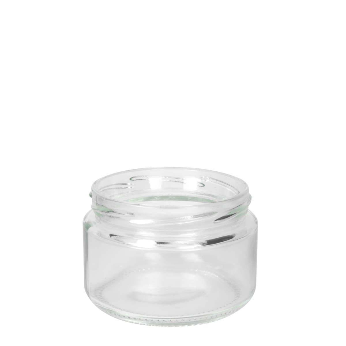 Glass Jar Round Squat 200ml * 1 Glass Jar Round Squat 200ml *